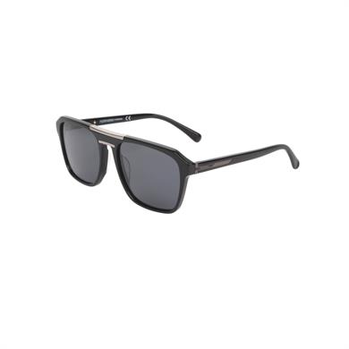 Ferfarini FF 1345 400P 57 Polarize Unisex Pilot Siyah Kemik Güneş Gözlüğü