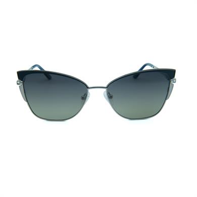 Ferfarini FF 1474 400P 55 Kadın Cat Eye Gri Metal Güneş Gözlüğü