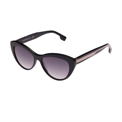 Ferfarini FF 1496 440 54 Kadın Cat Eye Siyah Kemik Güneş Gözlüğü