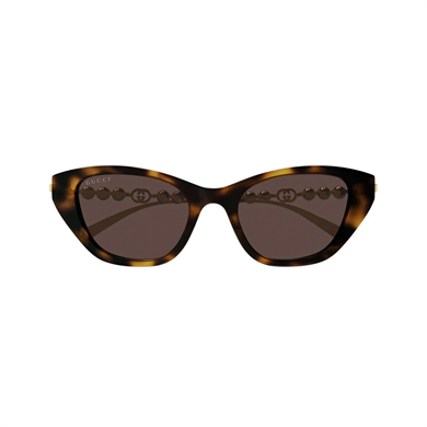 Gucci GG 1968S 003 50 Kadın Cat Eye Kırçıllı Kahverengi Kemik Güneş Gözlüğü