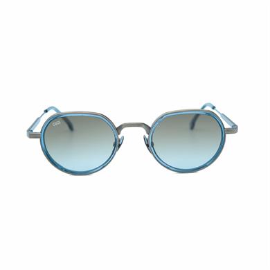 Gigi oo Gg 408 C3 46 Unisex Yuvarlak Mavi Kombine Güneş Gözlüğü 