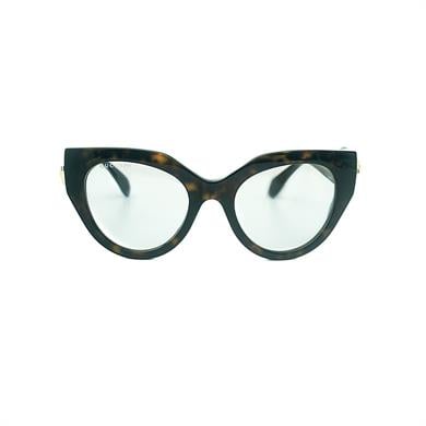 Gucci GG 1408S 005 52 Kadın Cat Eye Kırçıllı Kahverengi Kemik Güneş Gözlüğü