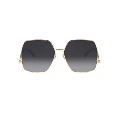Gucci GG 1005S 002 61 Kadın Gold Metal Geometrik Güneş Gözlüğü