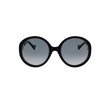 Gucci GG 1256S 001 56 Kadın Siyah Yuvarlak Güneş Gözlüğü