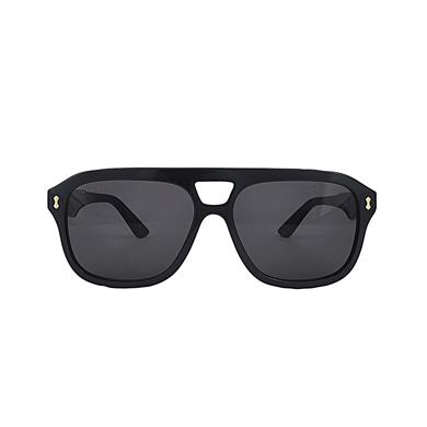 Gucci GG 1263S 001 57 Erkek Siyah Kemik Güneş Gözlüğü