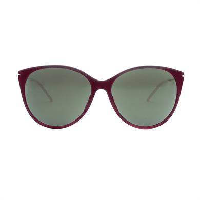 Gucci GG 1268S 003 58 Kadın Bordo Kemik Güneş Gözlüğü