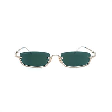 Gucci GG 1278S 002 55 Kadın Gold Yarım Çerçeve Güneş Gözlüğü 