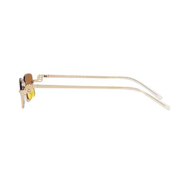 Gucci GG 1278S 005 55 Kadın Dikdörtgen Gold Metal Güneş Gözlüğü