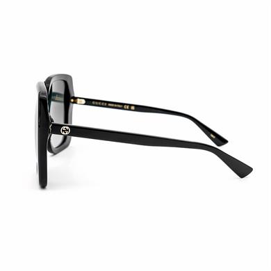 Gucci GG 1314S 001 55 Kadın Siyah Kare Güneş Gözlüğü