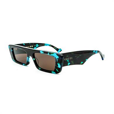 Gucci GG 1331S 004 54 Unisex Mavi Kemik  Güneş Gözlüğü