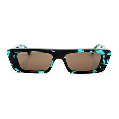 Gucci GG 1331S 004 54 Unisex Mavi Kemik  Güneş Gözlüğü