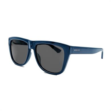Gucci GG 1345S 004 57 Unisex Mavi Kemik Güneş Gözlüğü
