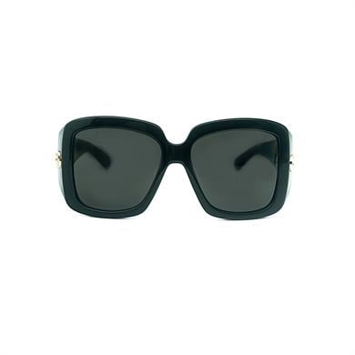 Gucci GG 1402S 001 55 Kadın Kare Siyah Kemik Güneş Gözlüğü