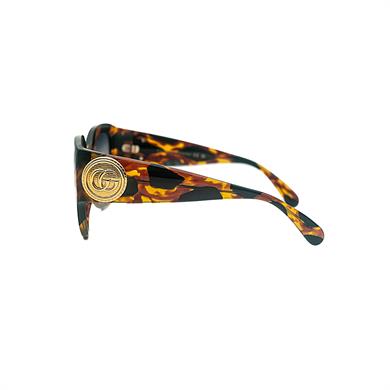 Gucci GG 1407S 002 54 Kadın Kare Kırçıllı Kahverengi Kemik Güneş Gözlüğü