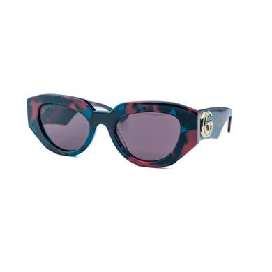 Gucci GG 1421S 003 51 Kadın Kırmızı Kemik Güneş Gözlüğü