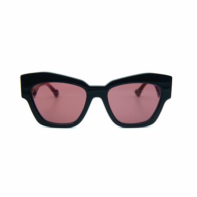 Gucci GG 1422S 005 55 Kadın Cat Eye Füme Kemik Güneş Gözlüğü