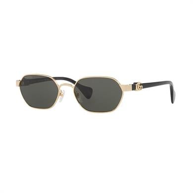 Gucci GG 1593S 001 56 Unisex Geometrik Gold Metal Güneş Gözlüğü