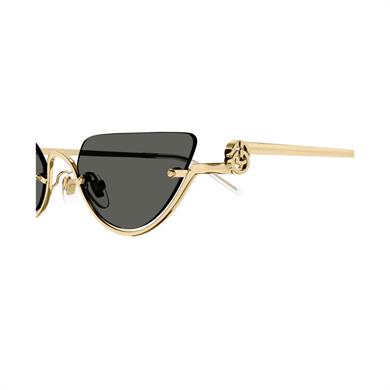 Gucci GG 1603S 001 53 Kadın Cat Eye Gold Metal Güneş Gözlüğü