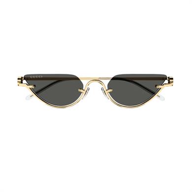 Gucci GG 1603S 001 53 Kadın Cat Eye Gold Metal Güneş Gözlüğü