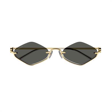Gucci GG 1604S 001 53 Kadın Geometrik Gold Metal Güneş Gözlüğü