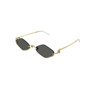 Gucci GG 1604S 001 53 Kadın Geometrik Gold Metal Güneş Gözlüğü