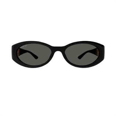 Gucci GG 1662SA 001 56 Kadın Oval Siyah Kemik Güneş Gözlüğü