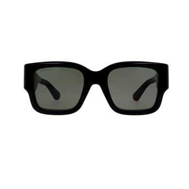 Gucci GG 1663S 001 52 Kadın Kare Siyah Kemik Güneş Gözlüğü