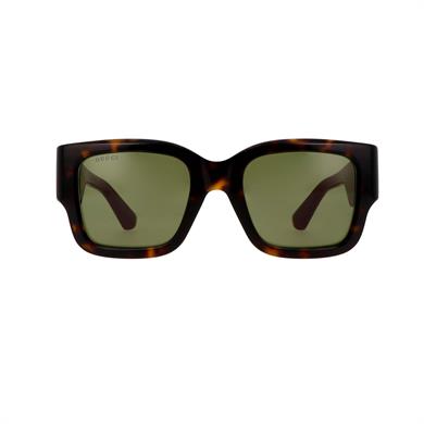 Gucci GG 1663S 002 52 Kadın Kare Kırçıllı Siyah Kemik Güneş Gözlüğü