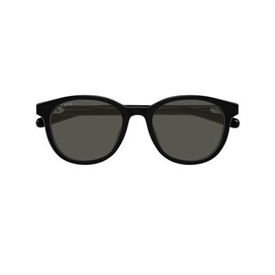 Gucci GG 1674SK 001 54 Unisex Oval Siyah Kemik Güneş Gözlüğü