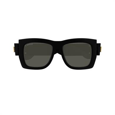 Gucci GG 1688S 001 54 Kadın Kare Siyah Kemik Güneş Gözlüğü