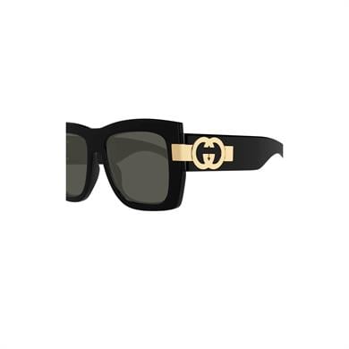 Gucci GG 1688S 001 54 Kadın Kare Siyah Kemik Güneş Gözlüğü