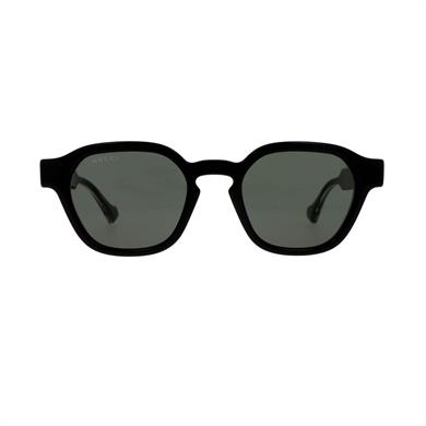 Gucci GG 1730S 001 50 Erkek Oval Siyah Kemik Güneş Gözlüğü