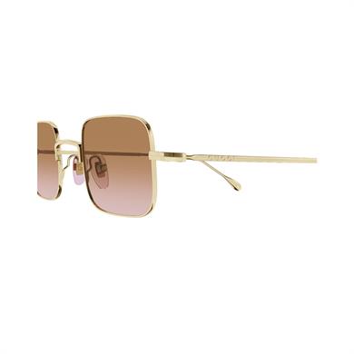 Gucci GG 1813S 004 41 Unisex Kare Gold Metal Güneş Gözlüğü