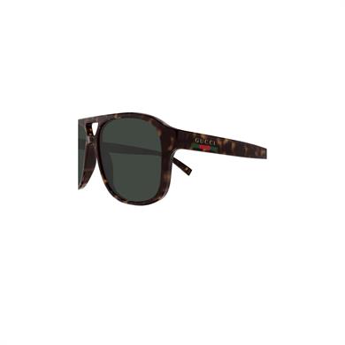 Gucci GG 1856S 002 57 Erkek Pilot Kırçıllı Kahverengi Kemik Güneş Gözlüğü