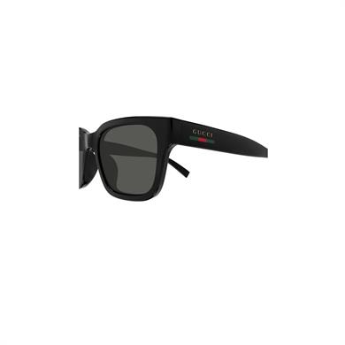 Gucci GG 1857S 001 55 Erkek Kare Siyah Kemik Güneş Gözlüğü