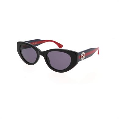 Gucci GG 1862S 004 52  Kadın Cat Eye Siyah Kemik Güneş Gözlüğü
