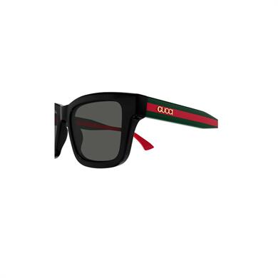 Gucci GG 1869S 001 53 Unisex Kare Siyah Kemik Güneş Gözlüğü