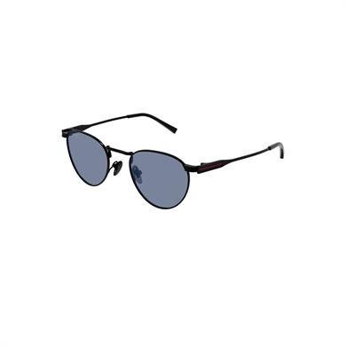 Gucci GG 1875S 004 48 Unisex Oval Siyah Metal Güneş Gözlüğü