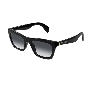 Gucci GG 1933S 001 53 Unisex Kare Degrade Siyah Kemik Güneş Gözlüğü