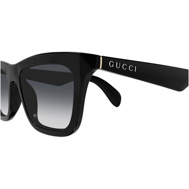 Gucci GG 1933S 001 53 Unisex Kare Degrade Siyah Kemik Güneş Gözlüğü