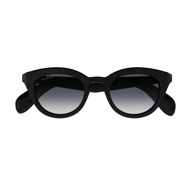 Gucci GG 1934S 001 47 Unisex Oval Degrade Siyah Kemik Güneş Gözlüğü