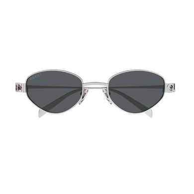 Gucci GG 1935S 001 47 Kadın Oval Gümüş Metal Güneş Gözlüğü