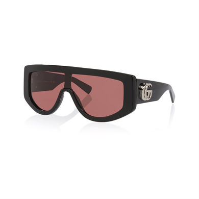 Gucci GG 1950S 002 99 Unisex Blok Cam Siyah Kemik Güneş Gözlüğü
