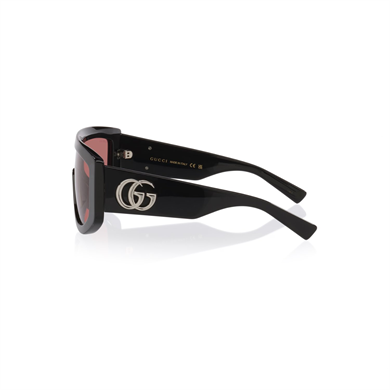 Gucci GG 1950S 002 99 Unisex Blok Cam Siyah Kemik Güneş Gözlüğü