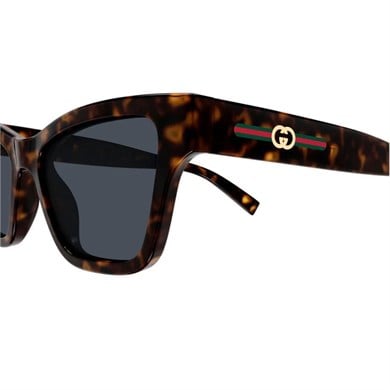 Gucci GG 1982S 002 53 Kadın Cat Eye Kırçıllı Kahvrengi Kemik Güneş Gözlüğü