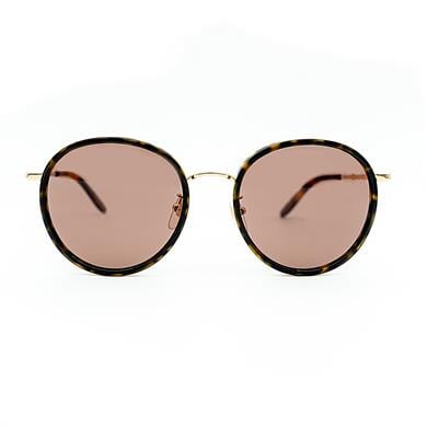 Gucci GG 0677SK 002 55 Kadın Kahverengi Oval Güneş Gözlüğü