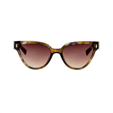 Hermossa Hm 1541 C3 53 Kadın Kahverengi Cat Eye Güneş Gözlüğü