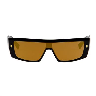 Hermossa HM 1589 C4 125 Aynalı Unisex Dikdörtgen Siyah Kemik Güneş Gözlüğü