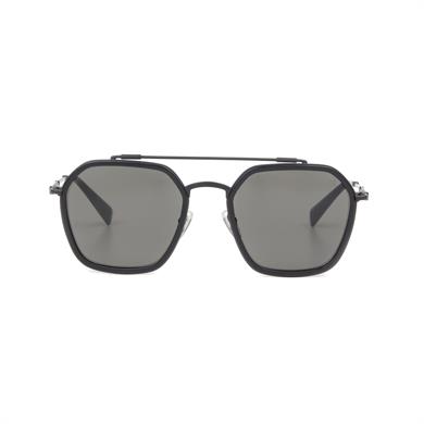Hermossa Hm 1637 C3 56 Unisex Geometrik Füme Metal Güneş Gözlüğü