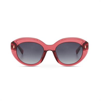 Hermossa Hm 1656 C3 52 Kadın Oval Şeffaf Pembe Kemik Güneş Gözlüğü